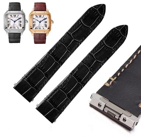 cartier tank watch clasp replacement|genuine cartier watch straps.